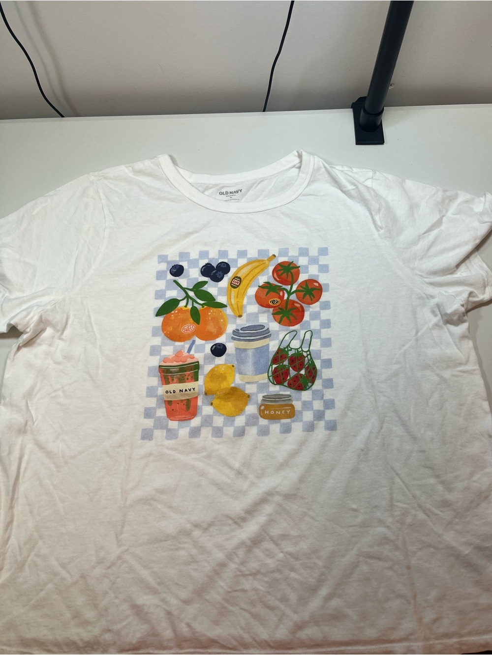 Old Navy Size XL Fruit Farmers Market Graphic T Shirt